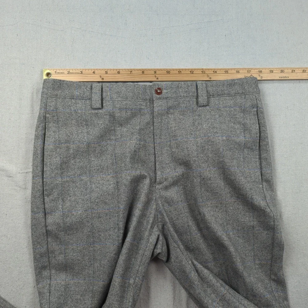Orvis Pants Mens 34x31 Gray Wool Cashmere Office Preofesional Signature